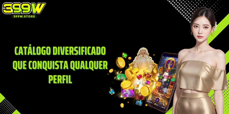 Catálogo diversificado que conquista qualquer perfil