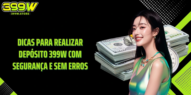 Dicas para realizar depósito 399W com segurança e sem erros