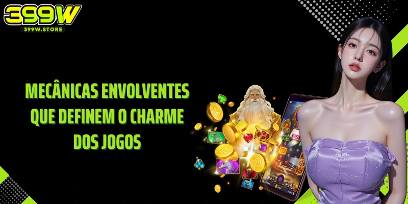 Mecânicas envolventes que definem o charme dos jogos