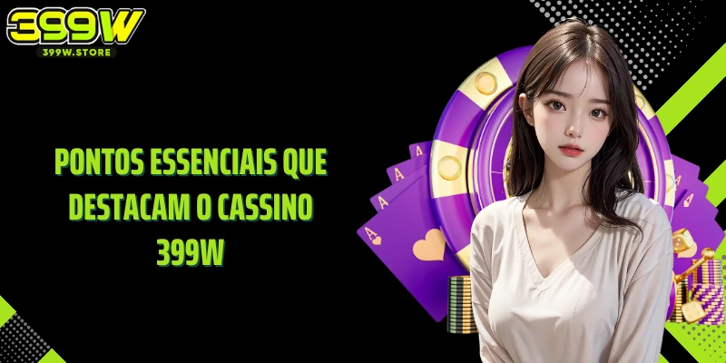 Pontos essenciais que destacam o Cassino 399W