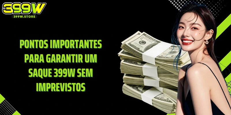 Pontos importantes para garantir um saque 399W sem imprevistos