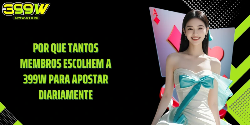 Por que tantos membros escolhem a 399W para apostar diariamente