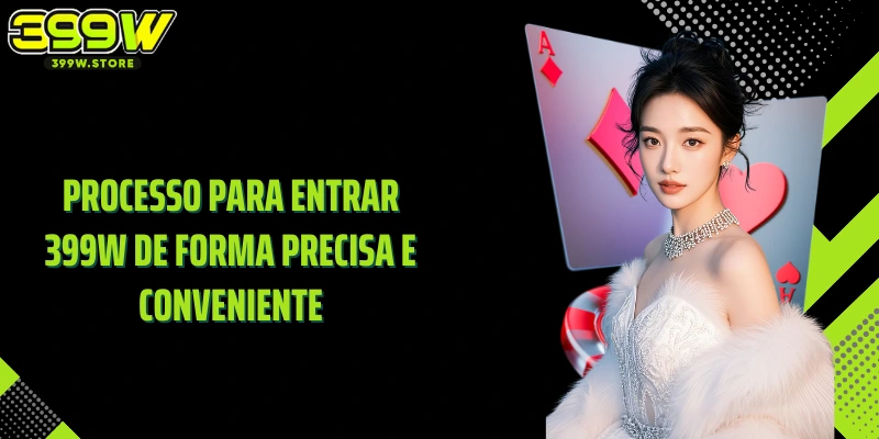 Processo para entrar 399W de forma precisa e conveniente