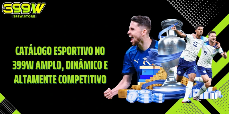 Catálogo esportivo no 399W amplo, dinâmico e altamente competitivo